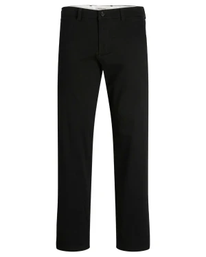 Duże męskie spodnie chinosy Jack & Jones 12289162 czarne (42S) | 42S