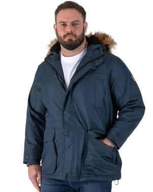 Duża męska kurtka jesienno/zimowa Duke D555 Lovett granatowa (7XL) | 7XL