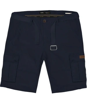 Duże męskie spodenki cargo bojówki z paskiem Double Urban Outfitters MSHO-7029 granatowe (54R) | 54R