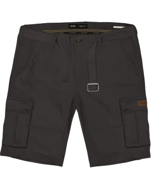 Duże męskie spodenki cargo bojówki z paskiem Double Urban Outfitters MSHO-7029 ciemnoszare (50R) | 50R