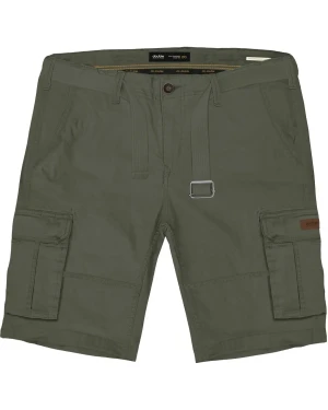 Duże męskie spodenki cargo bojówki z paskiem Double Urban Outfitters MSHO-7029 khaki (54R) | 54R