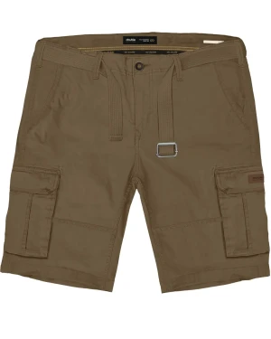 Duże męskie spodenki cargo bojówki z paskiem Double Urban Outfitters MSHO-7029 brązowe (54R) | 54R