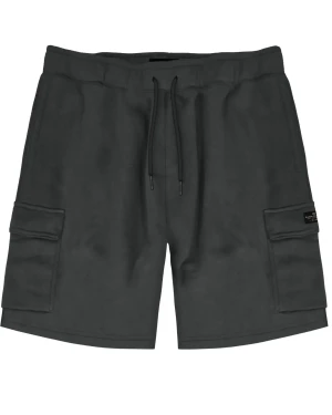 Duże męskie spodenki dresowe szorty z kieszeniami Double Urban Outfitters MS-6032 ciemnoszare (9XL) | 9XL