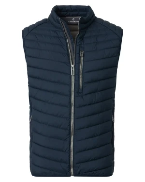 Duży męski bezrękawnik pikowany kamizelka ze stójką Casa Moda 126430003-105 granatowa (6XL) | 6XL