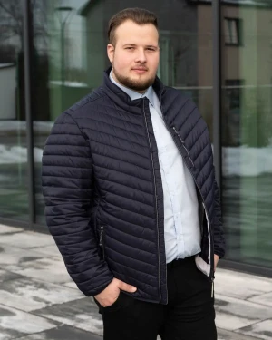 Duża męska kurtka całoroczna lekka Redpoint Walker granatowa (8XL) | 