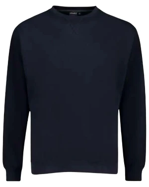 Duża męska bluza wkładana przez głowę Adamo 159303-360 granatowa (12XL) | 12XL