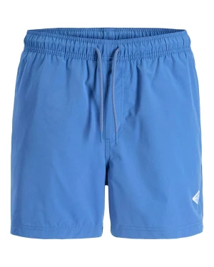 Duże męskie spodenki kąpielowe gładkie szorty plażowe Jack & Jones 12297959 niebieskie (48R) | 48R