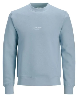 Duża męska bluza wkładana przez głowę Jack & Jones 12284682 błękitna (8XL) | 8XL