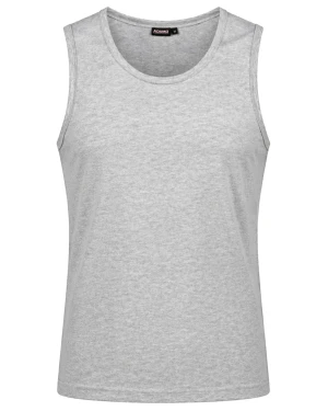 Duża męska koszulka bokserka Adamo 129410-745 jasnoszara (3XL) | 3XL