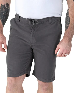 Duże męskie spodenki chinosy ze streczem Spencer D555 Duke szare (3XL) | 3XL