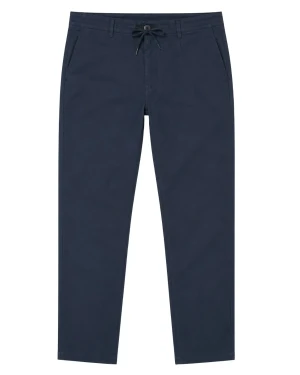 Duże męskie spodnie chinosy cienkie Double Urban Outfitters CP-4102 ciemnoniebieskie (46R) | 46R