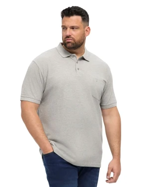 Duża męska koszulka polo North 56°4 99011-0050 szara (3XL) | 3XL