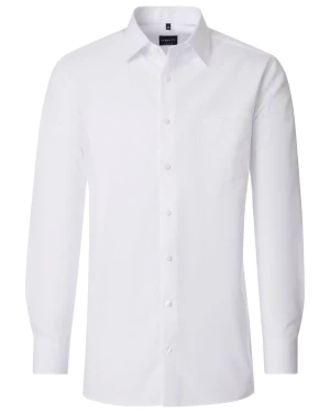 Duża męska gładka koszula z długim rękawem NON IRON Venti 002050-000 biała (56R) | 56R