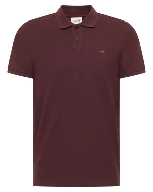 Duża męska koszulka polo gładka z kołnierzykiem Mustang 1018043-3242 brązowa (4XL) | 4XL