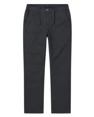 Duże męskie spodnie chinosy Double Urban Outfitters CP-4015 granatowe (48R) | 48R