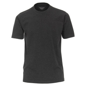 Duża męska koszulka gładka t-shirt Casa Moda 4200-783 ciemnoszary (3XL) | 3XL