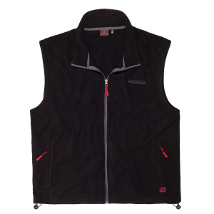 Duża kamizelka bezrękawnik polarowy Adamo 169922-700 czarny (5XL) | 5XL