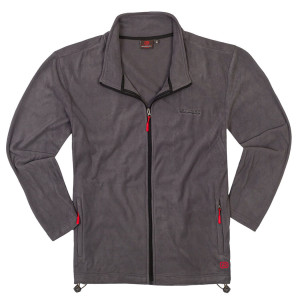 Duża męska bluza polarowa Adamo 169923-740 szara (8XL) | 8XL