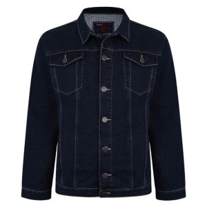 Duża męska kurtka katana jeansowa Kam 405 granatowa (2XL) | 2XL