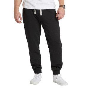 Duże męskie spodnie dresowe North 56°4 99328 czarne (3XL) | 3XL