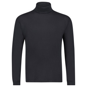 Duży męski golf z długim rękawem  Adamo 139902-700 czarny (5XL) | 5XL