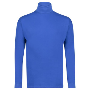 Duży męski golf z długim rękawem Adamo 139902-340 niebieski (7XL) | 7XL