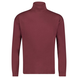 Duży męski golf z długim rękawem Adamo 139902-590 bordowy (9XL) | 9XL