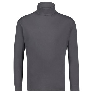 Duży męski golf z długim rękawem Adamo 139902-710 grafitowy (9XL) | 9XL