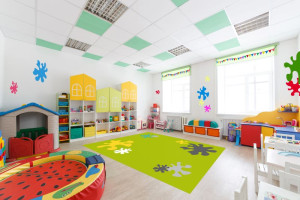 Dywan do przedszkola 3.00x4.00 Kleksy Zielony