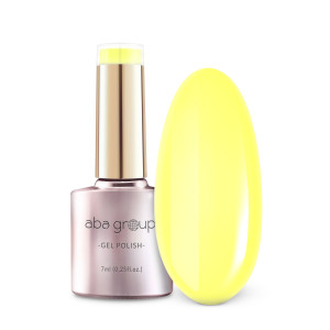Aba Group Lakier hybrydowy do paznokci Masełkowy Żółty 712 Banana Boo - 7 ml