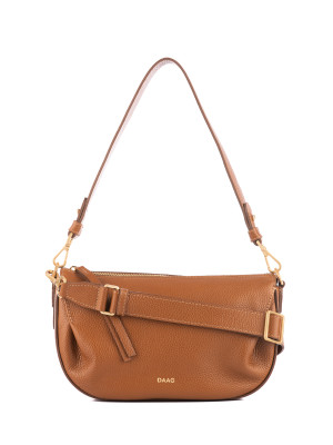 PENELOPE koniak skórzana torebka damska listonoszka torba na ramię