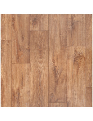 Wykładzina PCV 2m Start New Master Oak 7 Dąb Deska Brązowy