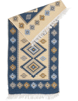 Chodnik Kilim Niebieski 80x150
