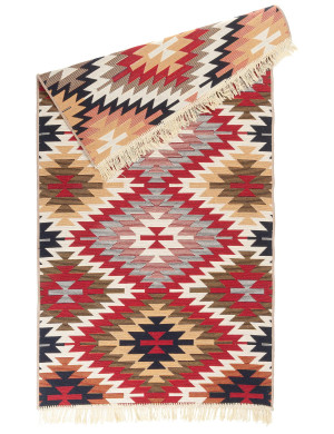 Dywan Kilim Gold Aztecki Beżowy 120x160 cm