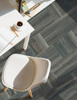 Wykładzina PCV 2m Optima Hightex Southern Oak 760 Mozzaika Drewniana Szary
