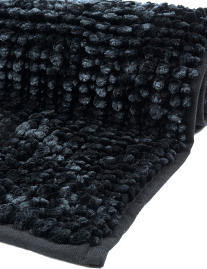 Dywanik Łazienkowy Chenille Velvet 50x80cm Czarny