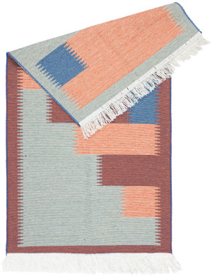 Dywan Kilim Modern 50x80cm Pop Art Wielokolorowy