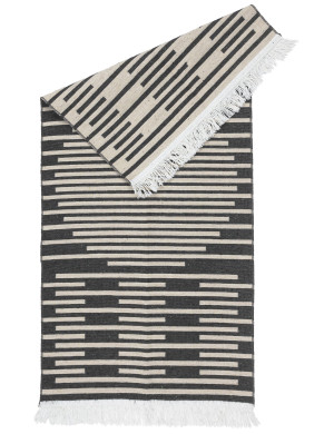 Dywan Kilim Modern 60x120cm Boho Czarny