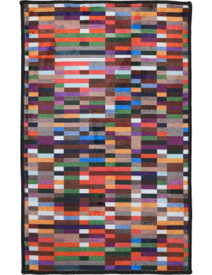 Chodnik Nowoczesny Piksel 50x80cm Geometryczny Wielokolorowy