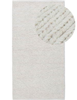 Dywan Wełniany Alma Wool 70x140cm Kremowy