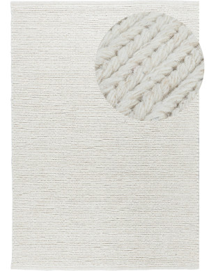 Dywan Wełniany Alma Wool 120x170cm Kremowy