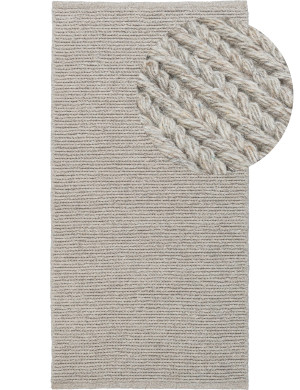 Dywan Wełniany Alma Wool 70x140cm Beżowy