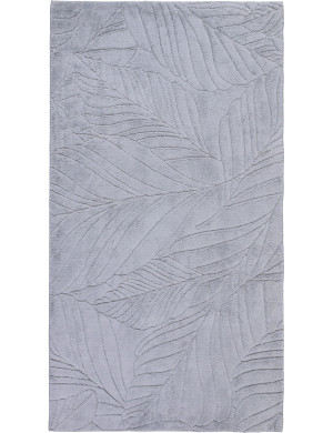 Dywan Pluszowy Botanic 80x150cm Liście Szary
