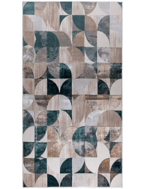 Dywan Nowoczesny Reno 80x150cm Geometryczny Wielokolorowy