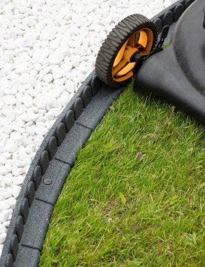 Obrzeże Trawnikowe Paczka 4szt + szpilki Mowing Stone Szary 120dł.x7szer.x8wys.