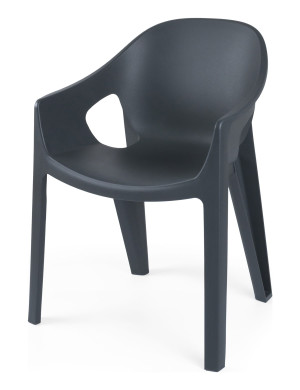 Krzesło Ogrodowe Premo Antracyt 63x56x82,5cm na balkon i taras