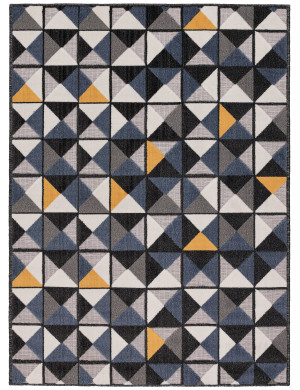 Dywan płasko tkany Shift 120x160cm Geometryczny Wielokolorowy