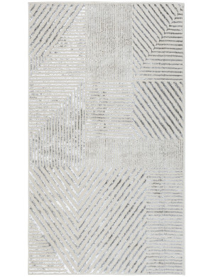 Dywan Nowoczesny Tori 67x120cm Geometryczny Szary