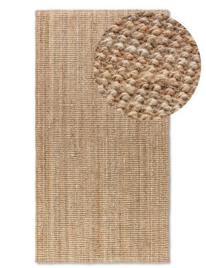 Dywan Jutowy Solea 80x150cm Bucle Naturalny Beżowy