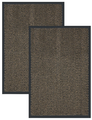Wycieraczka pod drzwi Zestaw 2szt Bruno 60x90cm Brązowy